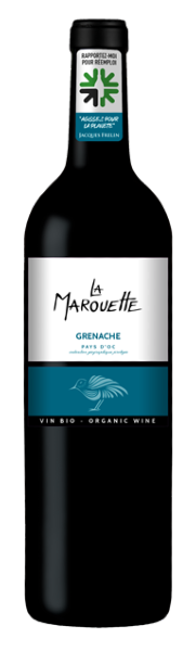 Vin rouge IGP Pays d'OC La Marouette Grenache AB