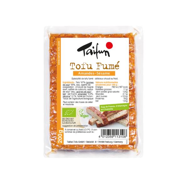 Tofu fumé amande-sésame