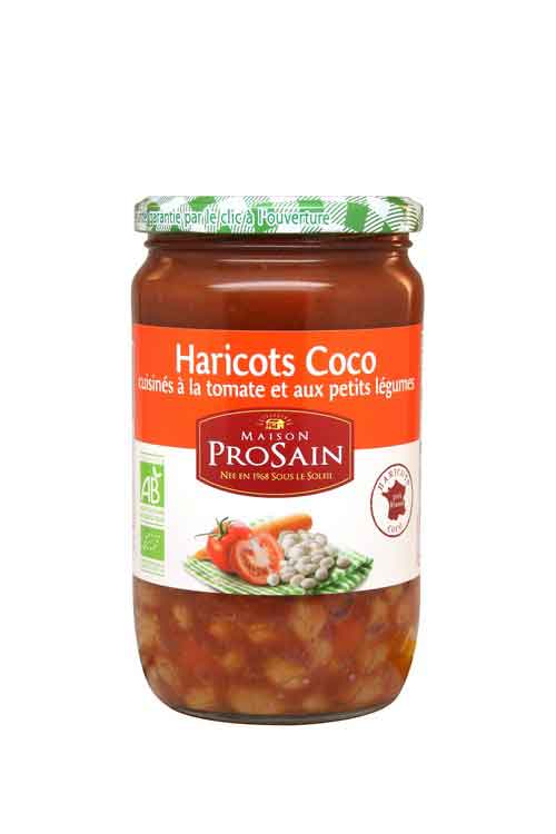 Haricots Coco cuisinés à la Tomate AB